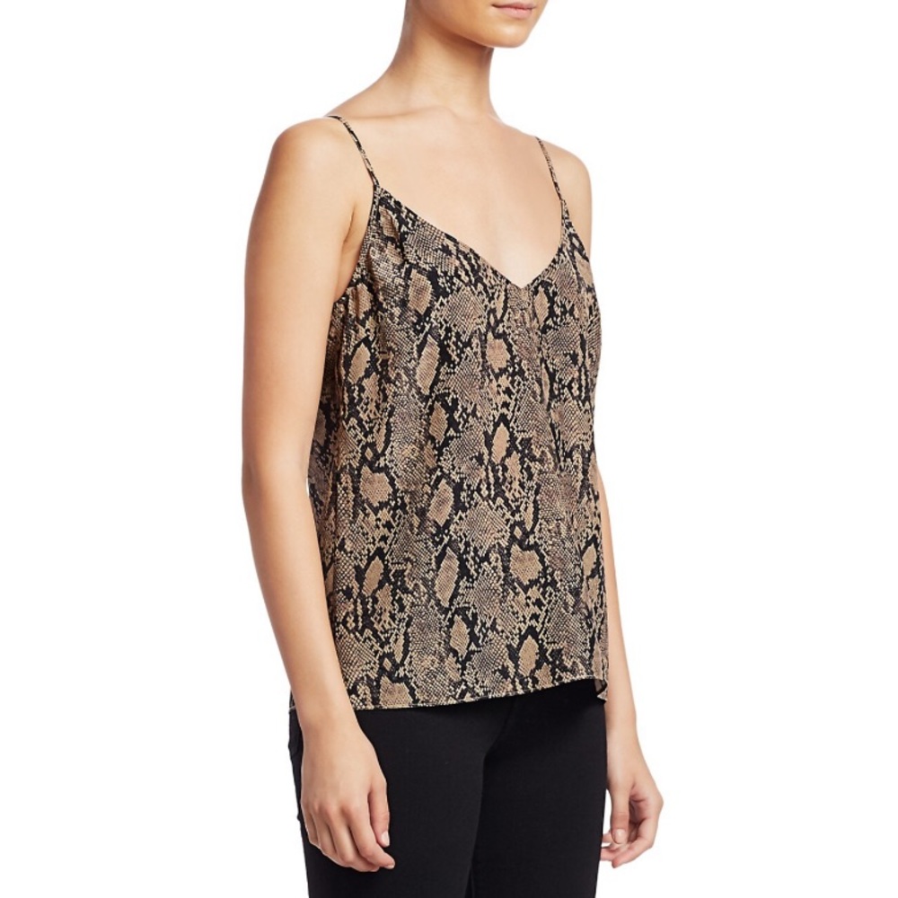 Frame Silk Python Print Camisole - image 3